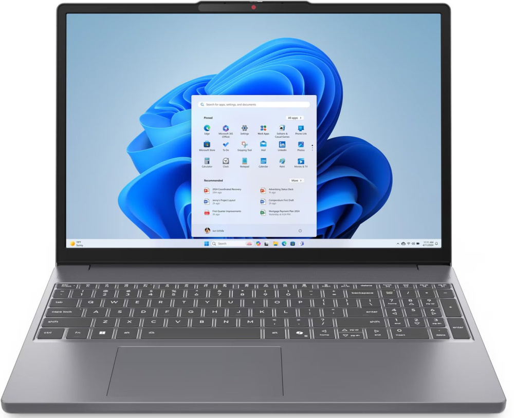 Ноутбук Lenovo IdeaPad Slim 3 15IRH10 83K100VEIN Win 11 Pro