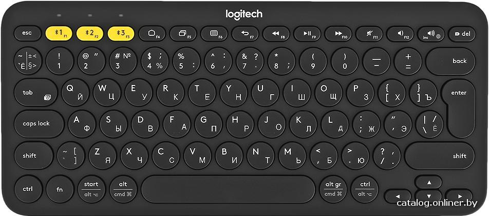 Клавиатура Logitech Multi-Device K380 Bluetooth 920-007584 (черный)