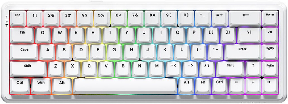 Клавиатура Ajazz AK680 Max (белый)
