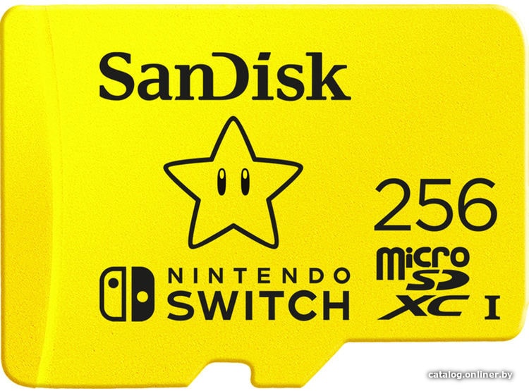 Карта памяти SanDisk Nintendo Switch Licensed Card Super Mario Edition microSDXC 256GB SDSQXAO-256G-