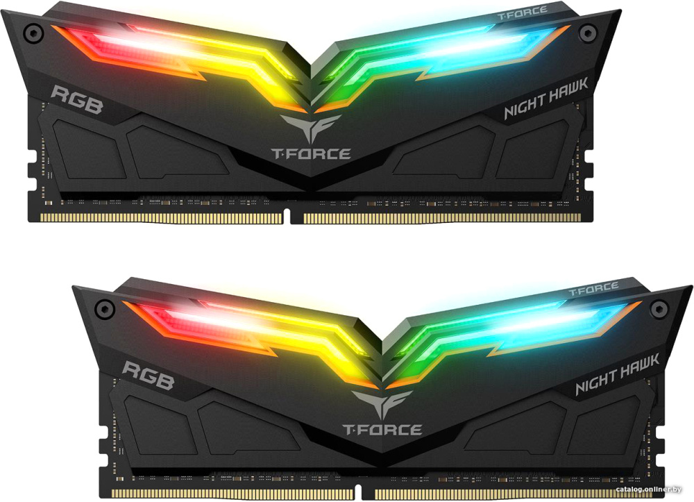 Оперативная память Team Night Hawk RGB Gen2 2x32ГБ DDR4 3200 МГц TF14D464G3200HC16CDC01