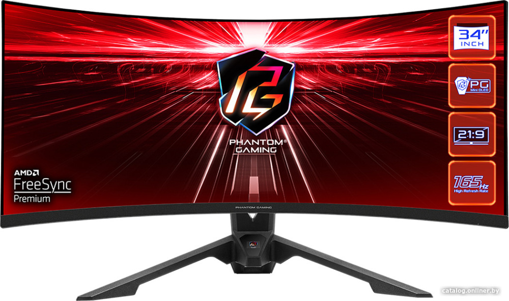 Игровой монитор ASRock Phantom Gaming PG34WQ15R3A