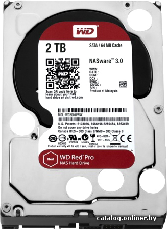 Жесткий диск WD Red Pro 2TB [WD2002FFSX]