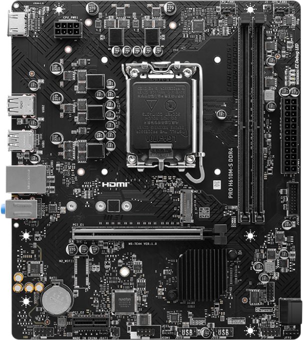 Материнская плата MSI Pro H610M-S DDR4