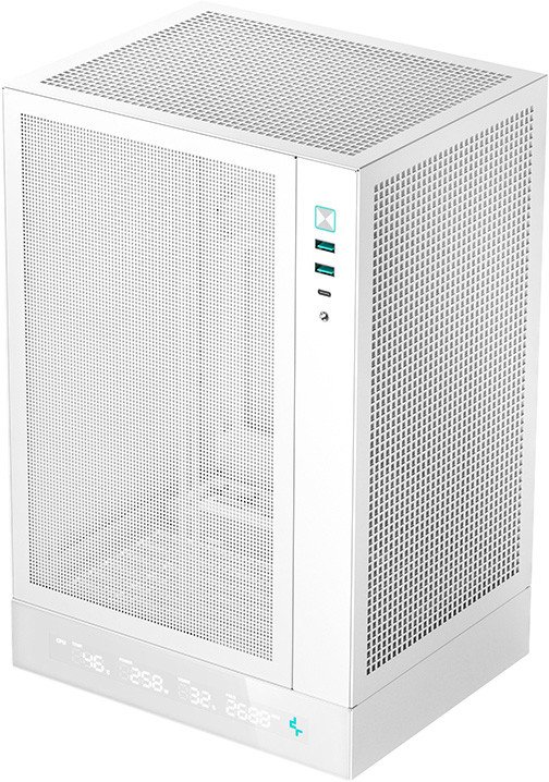 Корпус DeepCool CH170 DIGITAL WH R-CH170-WHNPI0D-G-1