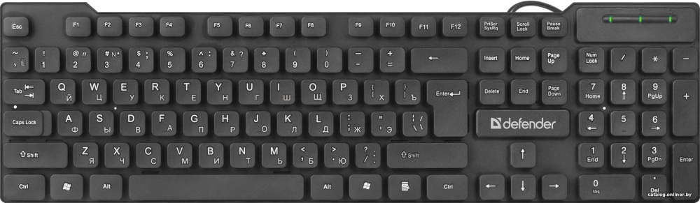 Клавиатура Defender Element HB-190 USB RU