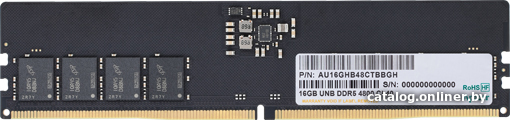 Оперативная память Apacer 16ГБ DDR5 4800МГц AU16GHB48CTBBGH