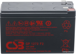 GP1272 28W F2 (12В/7.2 А·ч)