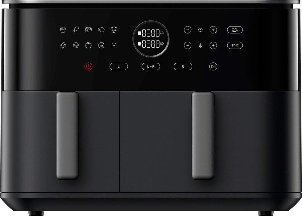 Аэрогриль (аэрофритюрница) Xiaomi Dual Zone Air Fryer 10L MAF-D1001 (евровилка)