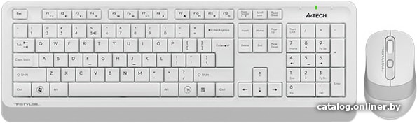 Клавиатура + мышь A4Tech Fstyler FG1010 (белый/серый)
