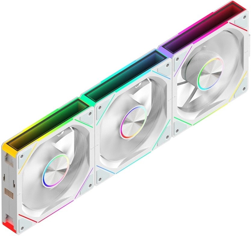 Комплект вентиляторов для корпуса с контроллером PentaWave PF-U12WS-R Reverse PWM 3in1