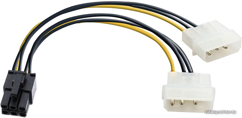 Кабель ExeGate 2xMolex - 6-pin [EX138937RUS]