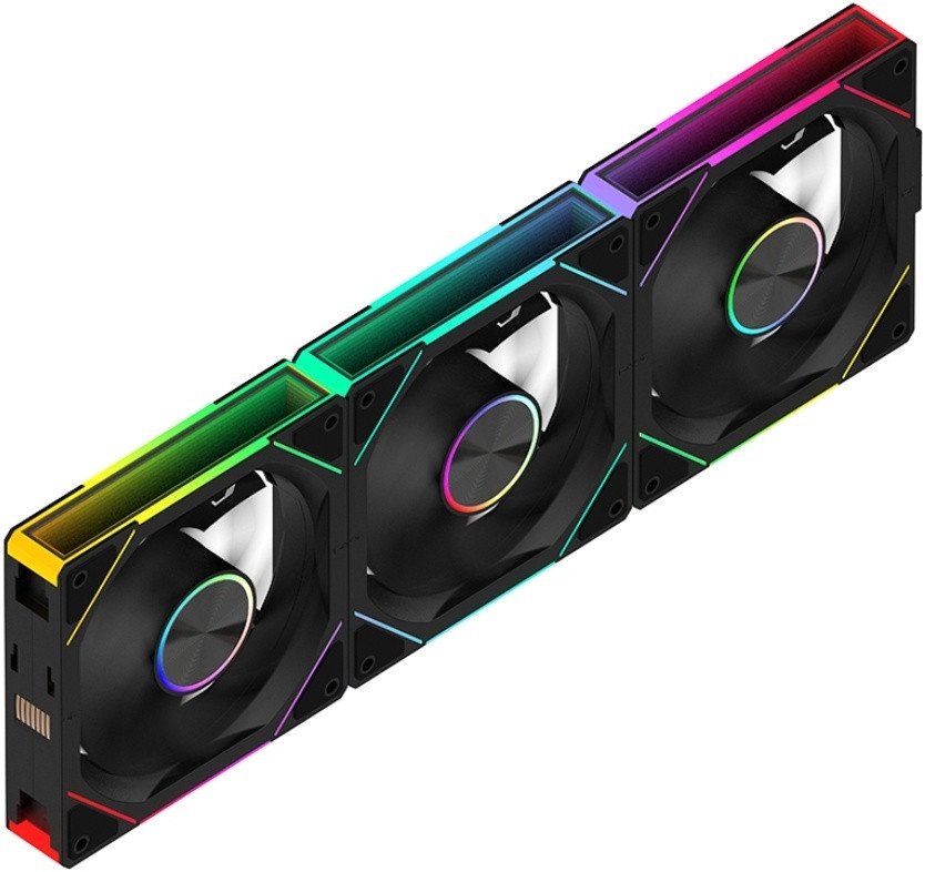 Комплект вентиляторов для корпуса с контроллером PentaWave PF-U12BS-R PWM 3in1