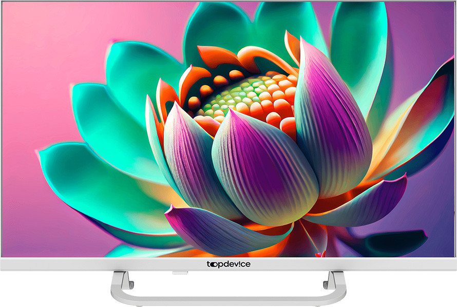 Телевизор Topdevice 24" SMART TV YаOS (белый)
