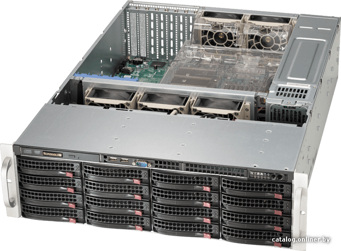 Корпус Supermicro SuperChassis 836BE1C-R1K03B 1000W
