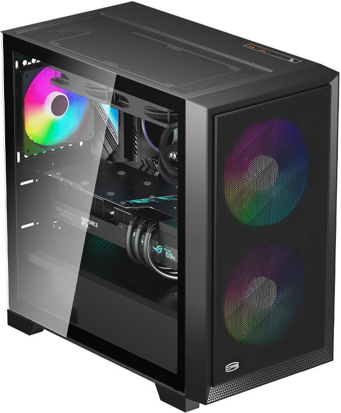 Корпус PCCooler C3D310 ARGB (черный)