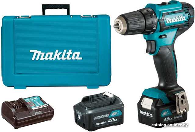 Дрель-шуруповерт Makita DF333DWME (с 2-мя АКБ, кейс)