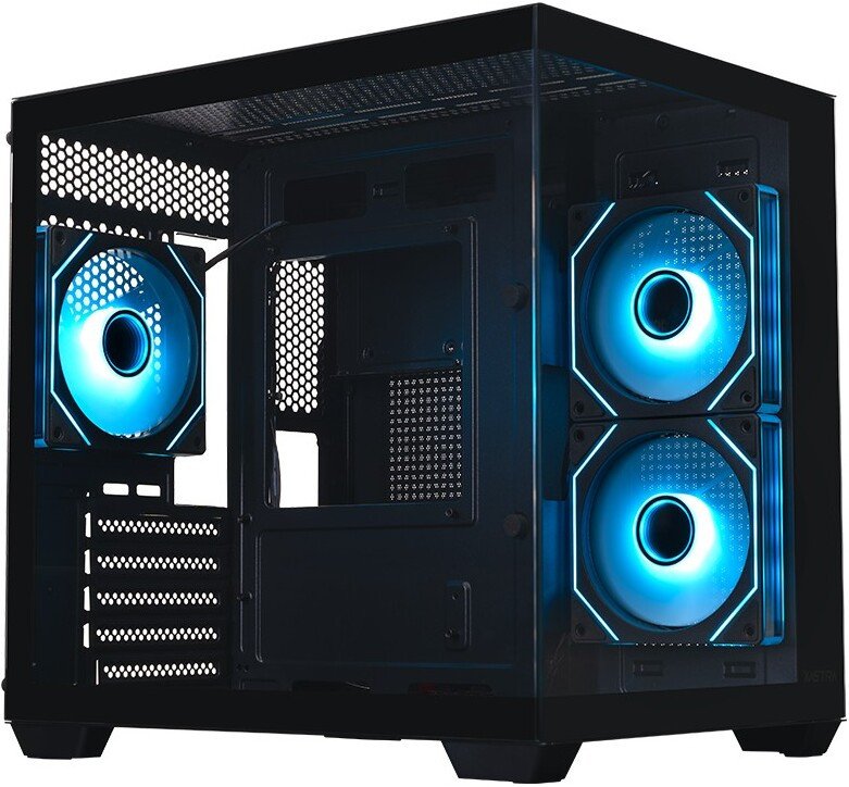 Корпус XASTRA QW400M 3ARGB-C6-AC QW400M-3FM12A-C6-AC (черный)
