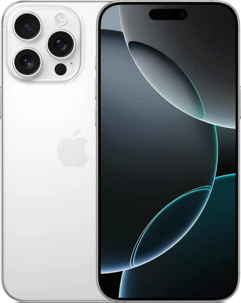 Смартфон Apple iPhone 16 Pro Max Dual SIM 256GB (белый титан)