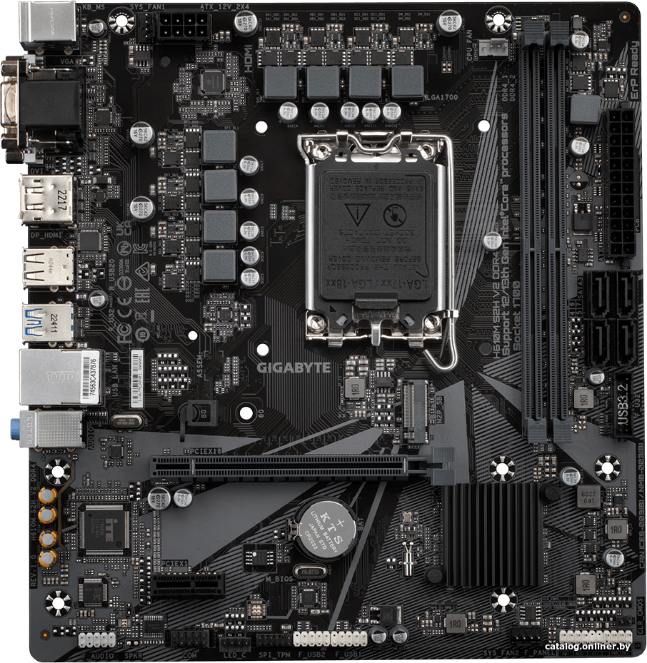 Материнская плата Gigabyte H610M S2H V2 DDR4 (rev. 1.0)