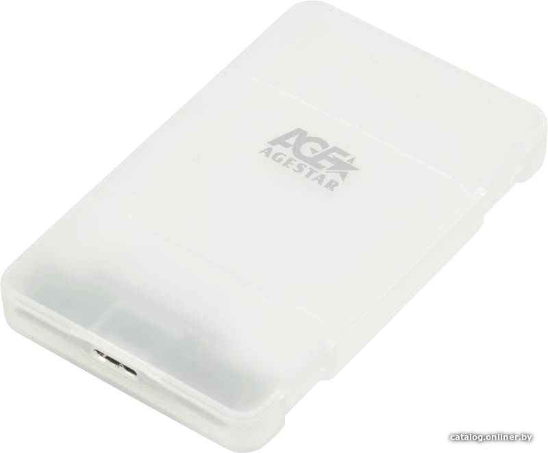 Бокс для жесткого диска AgeStar 3UBCP3 (белый)