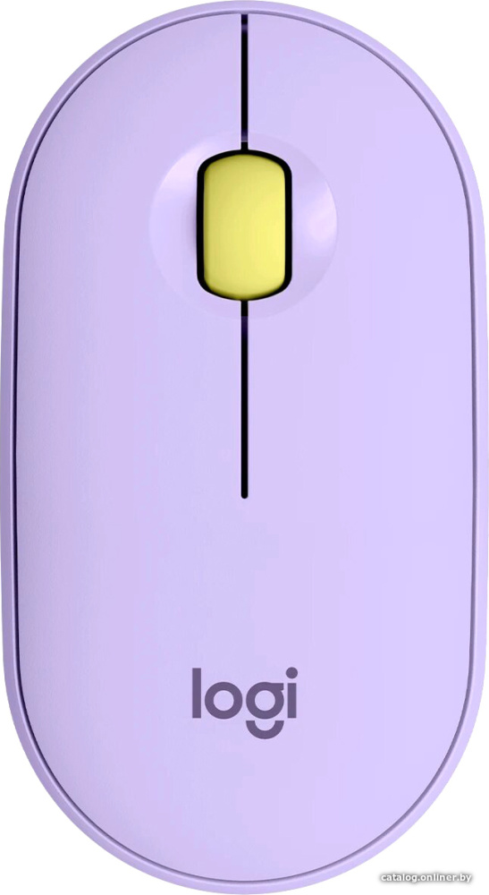 Мышь Logitech M350 Pebble (лавандовый)