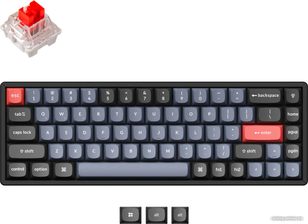 Клавиатура Keychron K6 Pro RGB K6P-J1-RU (Keychron K Pro Red)