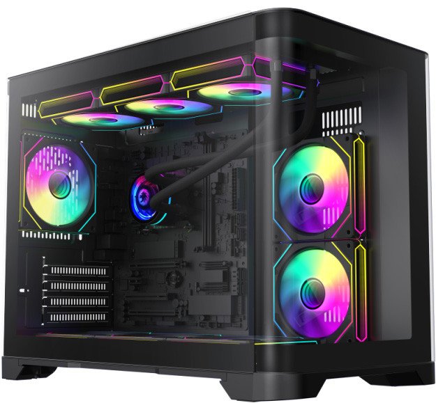 Корпус GameMax HYPE-M BK (черный)