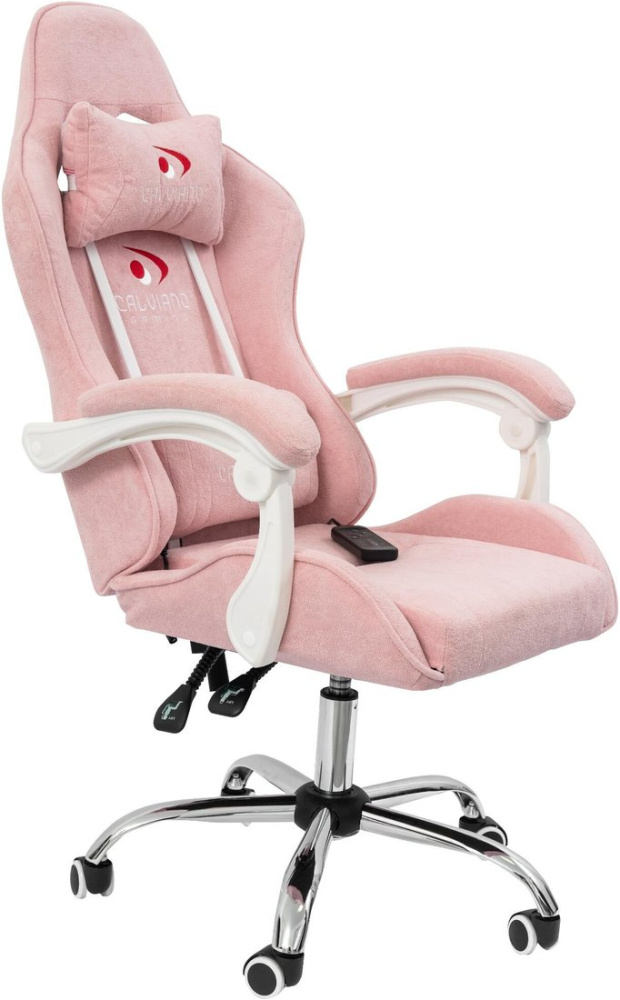 Игровое (геймерское) кресло Calviano Asti Ultimato (pink fabric)