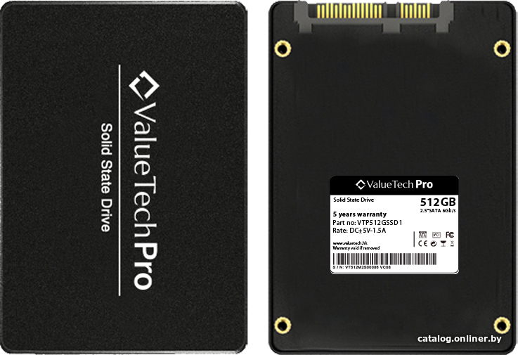 SSD ValueTech Pro 2.5 512GB VTP512GSSD1