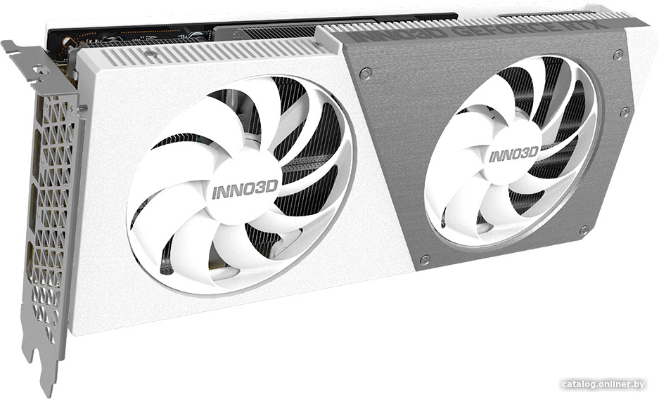 Видеокарта Inno3D GeForce RTX 4070 Ti Super Twin X2 OC White N407TS2-166XX-186156W