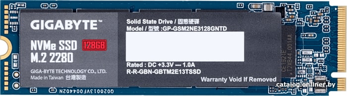 SSD Gigabyte NVMe 128GB GP-GSM2NE3128GNTD