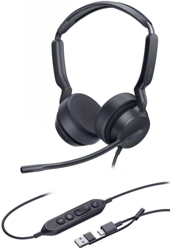 Офисная гарнитура Yealink UH42 Dual UC USB-C/A
