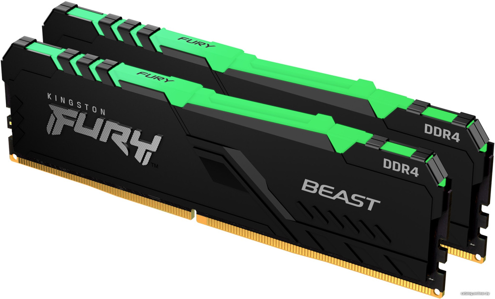 Оперативная память Kingston FURY Beast RGB 2x32GB DDR4 PC4-21300 KF426C16BBAK2/64
