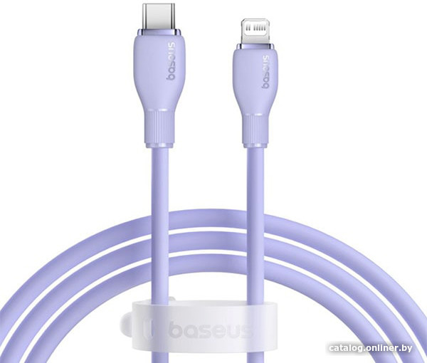 Кабель Baseus Pudding Series Fast Charging USB Type-C - Lightning (1.2 м, фиолетовый)
