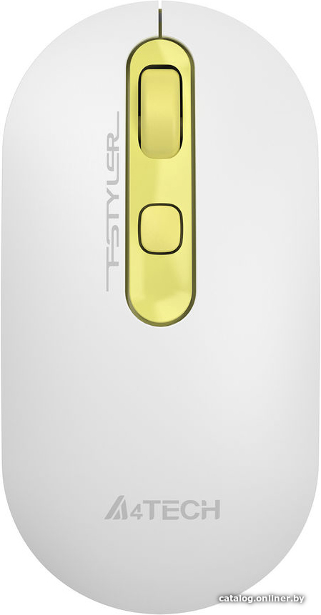 Мышь A4Tech Fstyler FG20 (белый/золотистый)