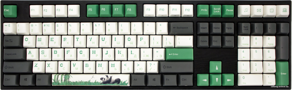 Клавиатура Varmilo VE108M Panda R2 (EC Violet V2)