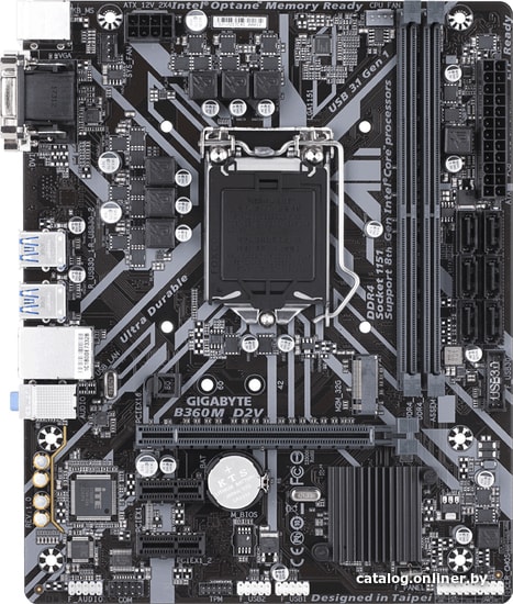 Материнская плата Gigabyte B360M D2V (rev. 1.0)