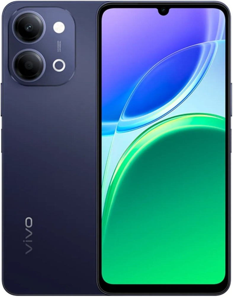 Телефон Vivo Y11d V2555 4GB/256GB международная версия (черный)