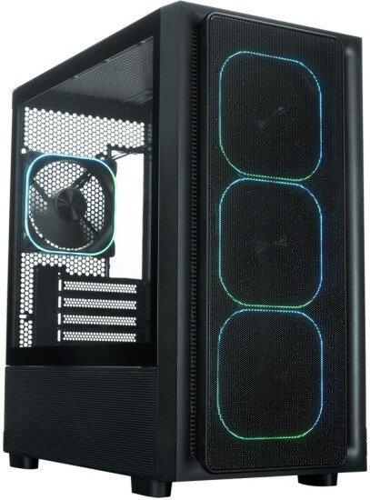 Корпус XASTRA A411M 4ARGB-FG (черный)