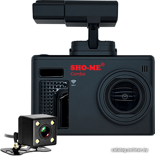 Видеорегистратор-радар детектор-GPS информатор (3в1) Sho-Me Combo Note WiFi DUO