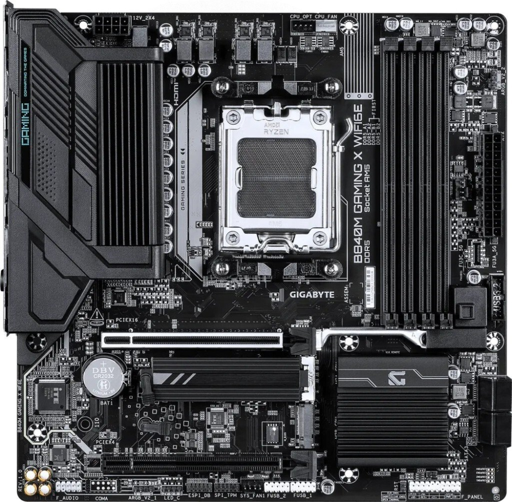 Материнская плата Gigabyte B840M Gaming X WiFi6E