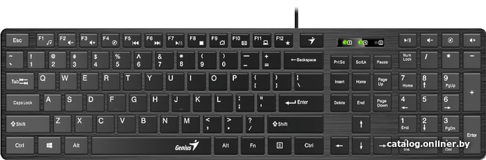 Клавиатура Genius SlimStar 126 (черный)