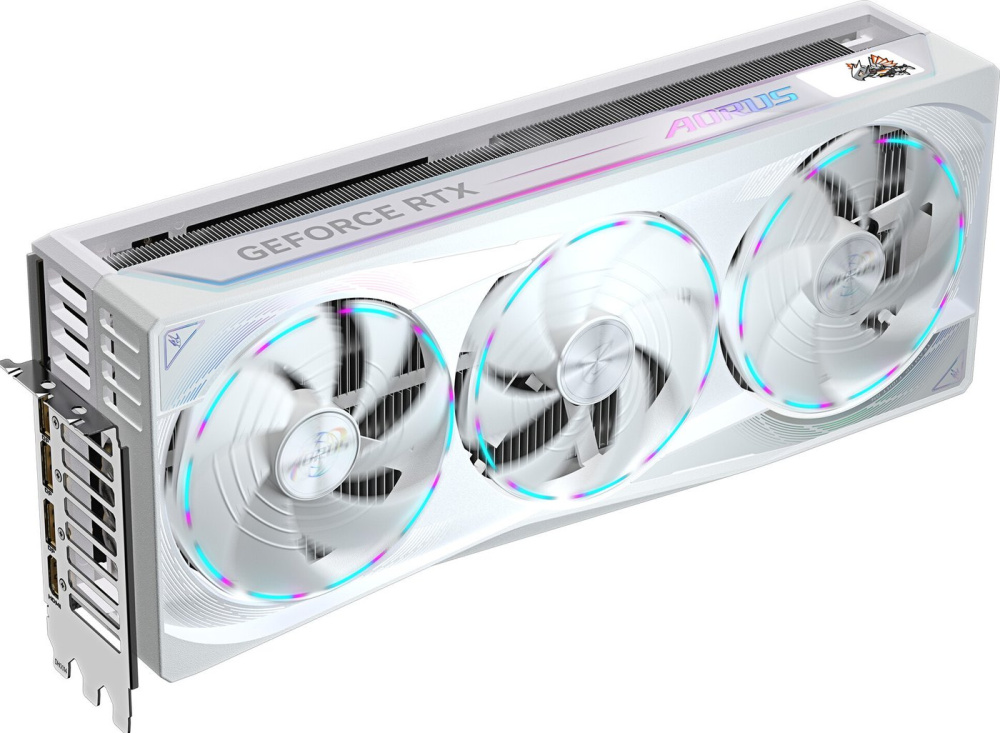 Видеокарта Gigabyte Aorus GeForce RTX 5090 Stealth Ice 32G GV-N5090AORUSST ICE-32GD