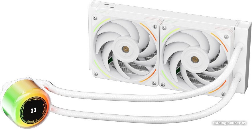 Жидкостное охлаждение для процессора 1stPlayer CC 240 (белый)