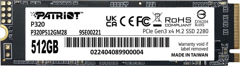 SSD Patriot P320 512GB P320P512GM28