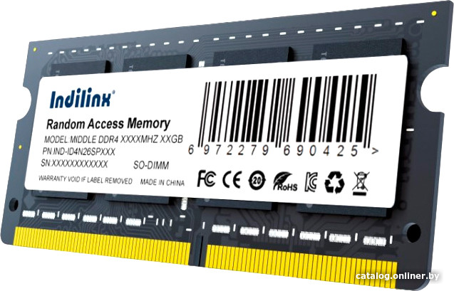 Indilinx 16ГБ DDR4 SODIMM 3200 МГц IND-ID4N32SP16X