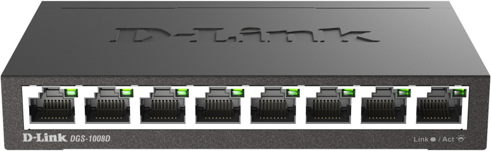 Неуправляемый коммутатор D-Link DGS-1008D/R1A