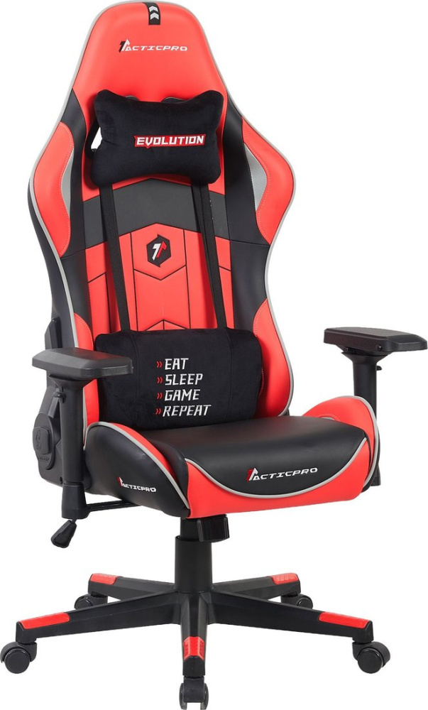 Игровое (геймерское) кресло Evolution Tactic PRO Special edition D3 (черный/красный)