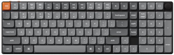 Клавиатура Keychron K17 Max RGB K17M-B3 (Gateron Low Profile Brown 2.0, нет кириллицы)